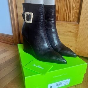 Sam Edelman Wedge Boots NWB Size 8.5